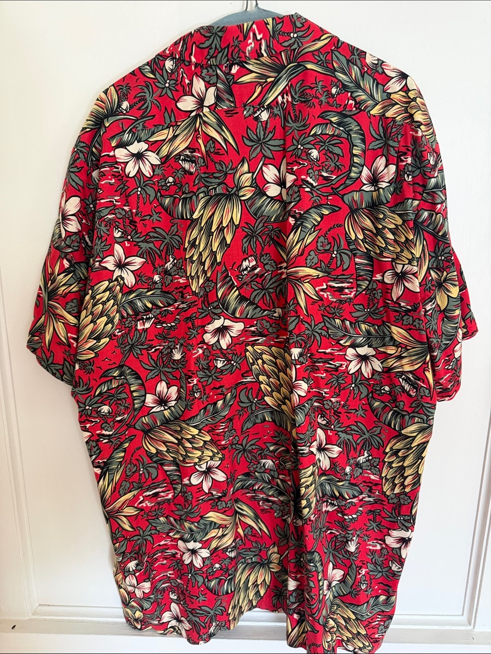 Hilo Hattie Red Tropical Print Hawaiian Shirt XXL - Picture 7 of 7